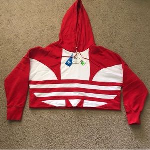 Cropped Adidas Hoodie